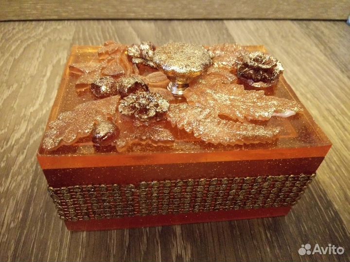 Шкатулка из эпоксидной смолы