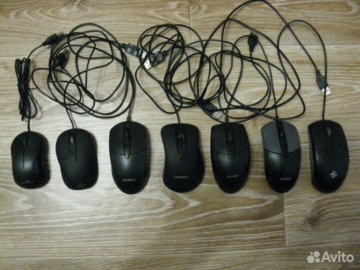 Мыши проводные, USB