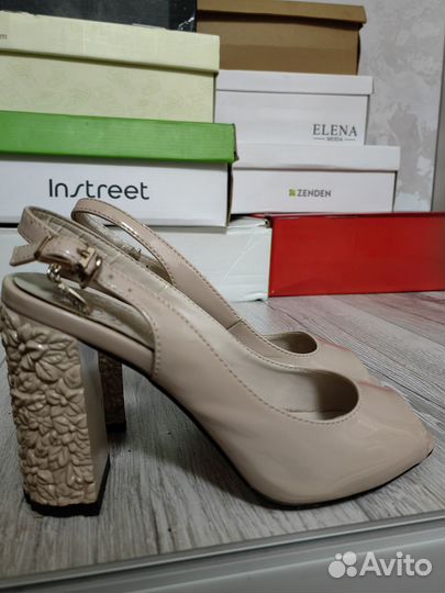 Босоножки женские 37 размер на каблуке