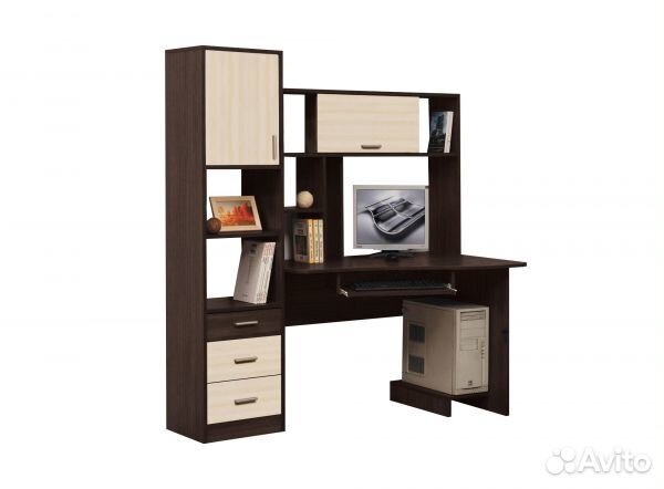 Стол компьютерный пкс-10 (Улучшенная фурнитура)