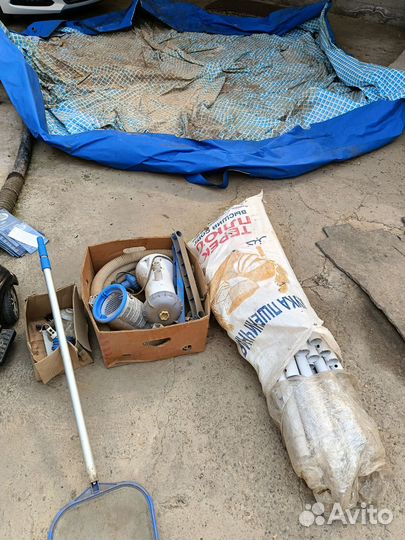 Каркасный бассейн бу 6на 1.30