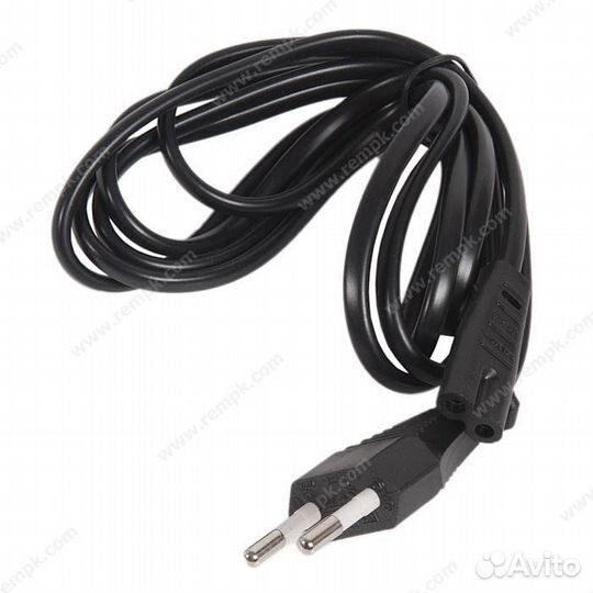 Шнур сетевой 2-pin (220V, 2 pin, 1,5 метра, для но