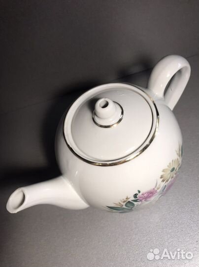 Заварочный чайник фарфор Песочное
