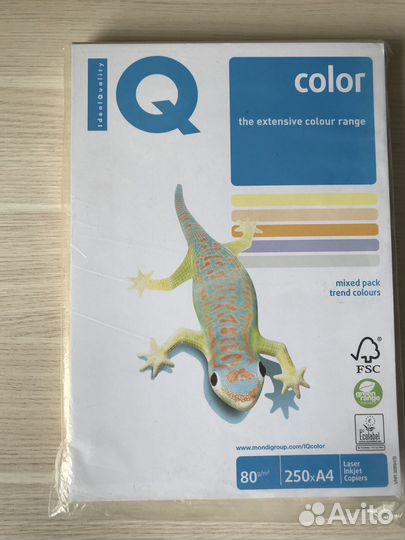 Бумага для принтера цветная mix