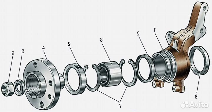 Toyota MasterAce I Ступицы