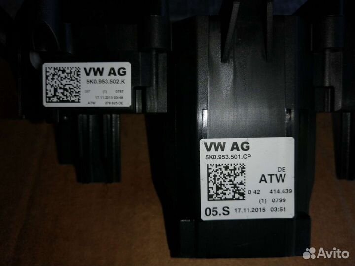 Подрулевой переключатель VW Tiguan Skoda Yeti