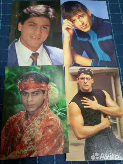 Открытки с индийскими актерами