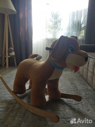 Детская качалка собака