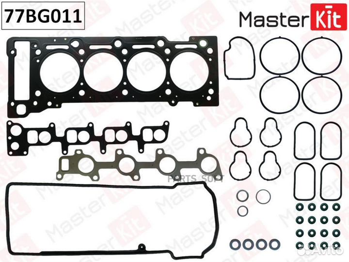 77BG011 Комплект прокладок двигателя верх. mercede