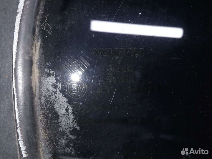 Стекло глухое задней правой двери Hyundai Accent