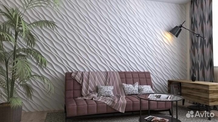 Гипсовая 3D панель 