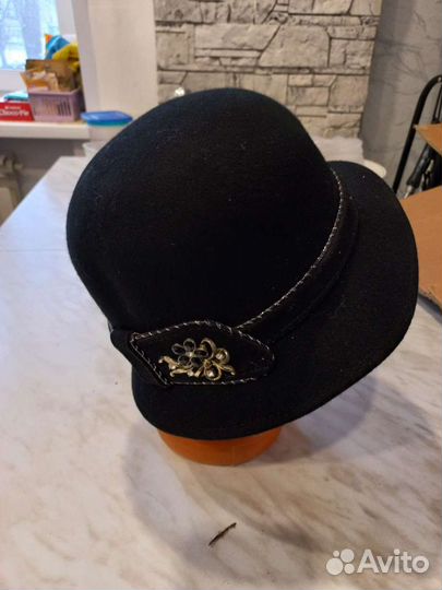 Шляпа фетровая женская