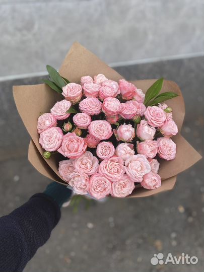 Роза кустовая с доставкой Павлоский Посад