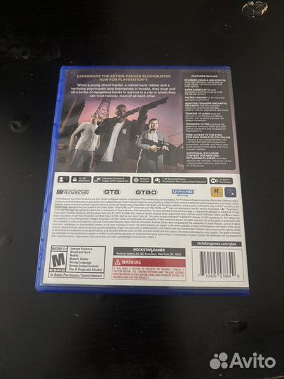 Grand theft auto 5 ps5 диск gta