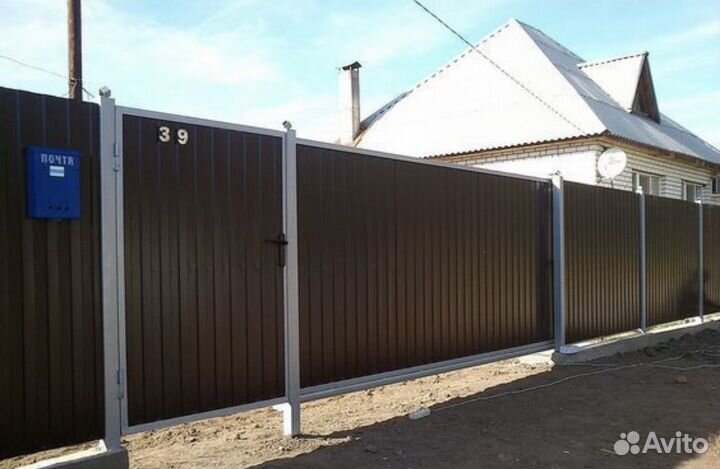 Установка заборов под ключ