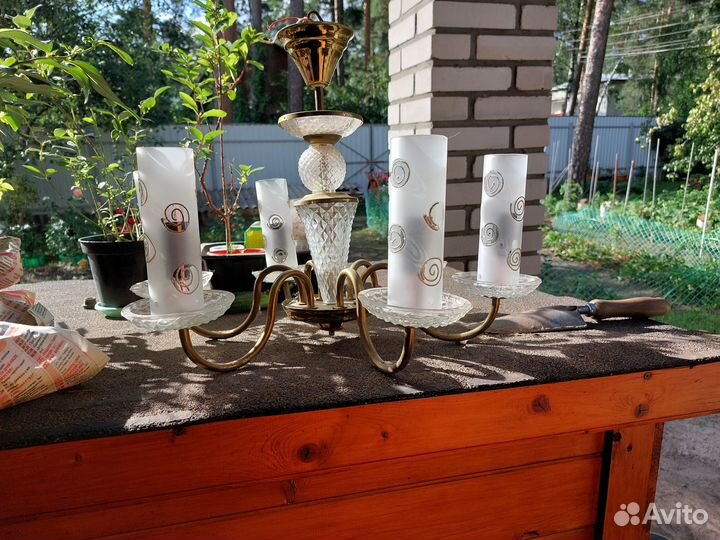 Хрустальная люстра СССР