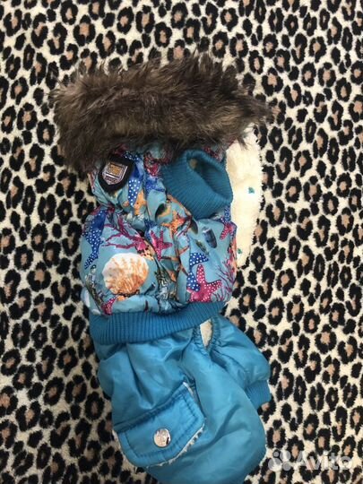 Куртка Зимняя теплая на меху для собак