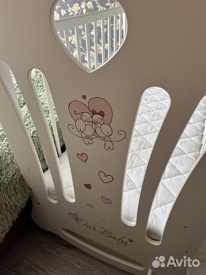 Деткая кроватка для новорожденных