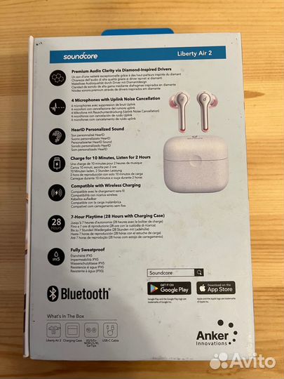Беспроводные наушники soundcore liberty Air 2