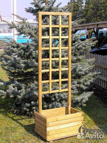 Кашпо для цветов из дерева