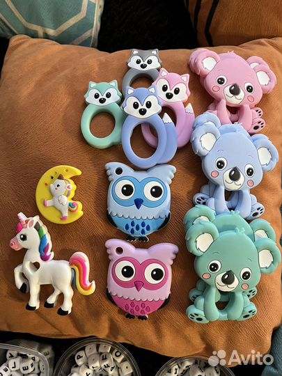 Силиконовые бусины