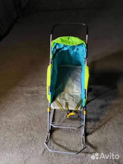 Коляска санки