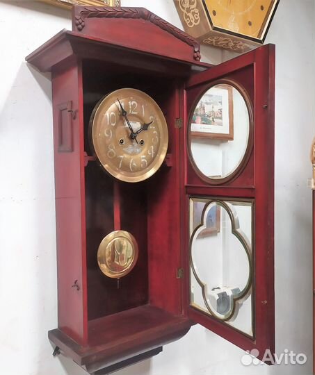 Часы настенные, антикварные Ник. Линденъ(G.Becker)