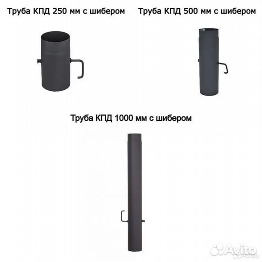 Дымоходы кпд чёрный котловая сталь 2 мм