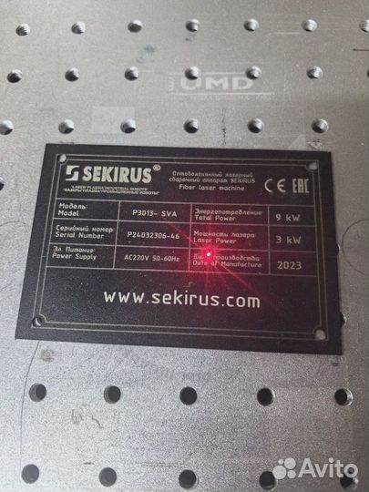 Лазерный маркиратор с столом sekirus P2403M-VMS50В
