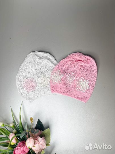 Новая летняя шапочка для девочки 1-3 года