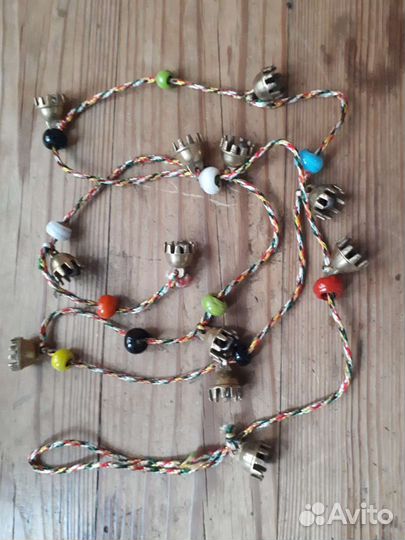 Колокольчики бронзовые.Нить 12 шт