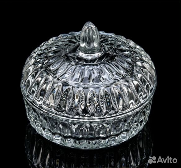 Сахарница Иранское стекло новая