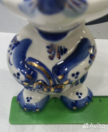 Фигурка мышки / Гжель