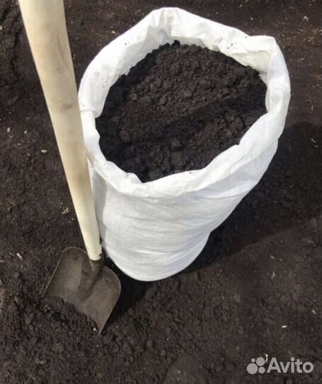 Земля чернозем в мешках