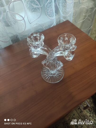 Хрустальные подсвечники