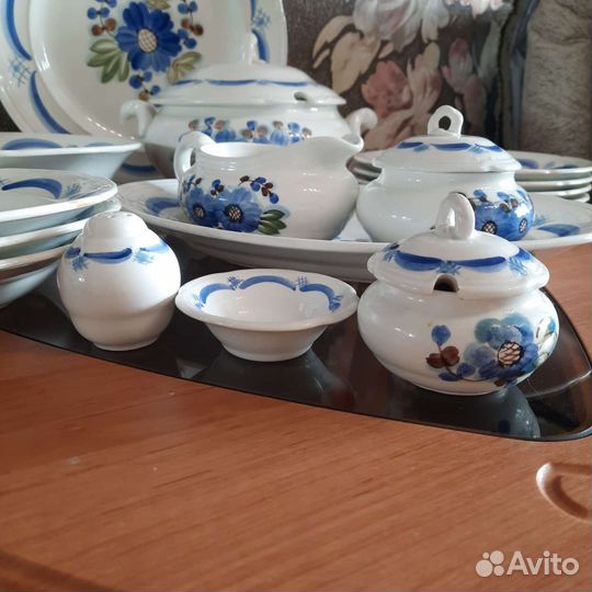 Винтаж Столовый сервиз СССР фаянс зик
