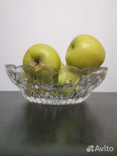 Ваза для фруктов хрусталь СССР