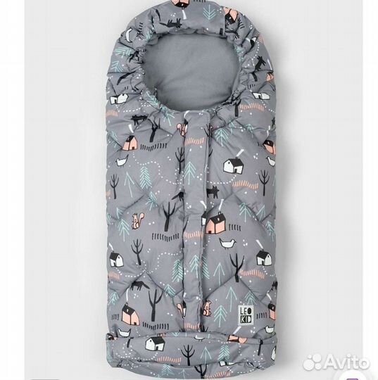 Конверт для коляски Leokid зимний