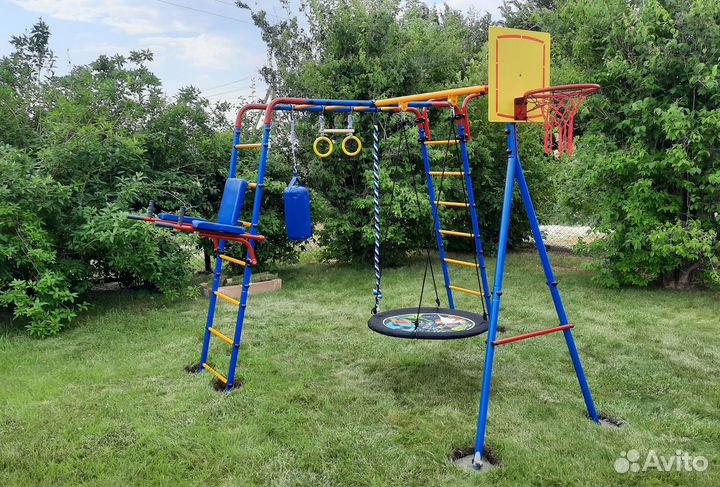 Уличный комплекс с гнездом Юный Атлет Плюс В налич