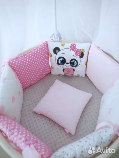 Бортики в детскую кроватку новые