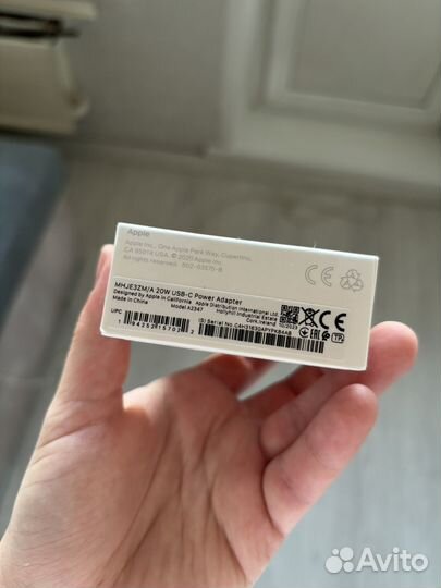 Блок для зарядки iPhone оригинальный