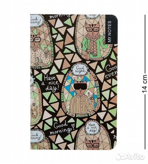 Блокнот мал. Богемные коты (твердая обложка) A2115452