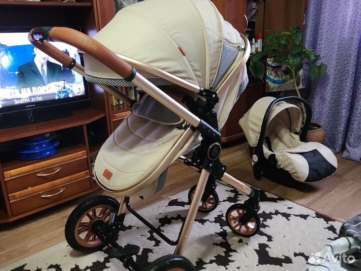 Коляска luxmom v9 3 в 1