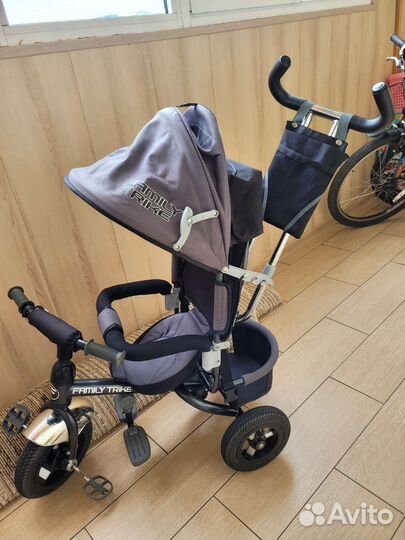 Детский велосипед с ручкой бу