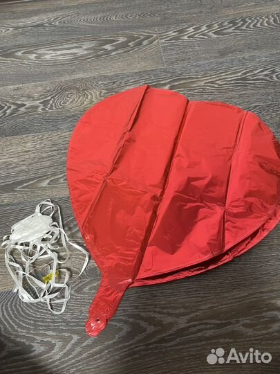 Шар сердце фольга