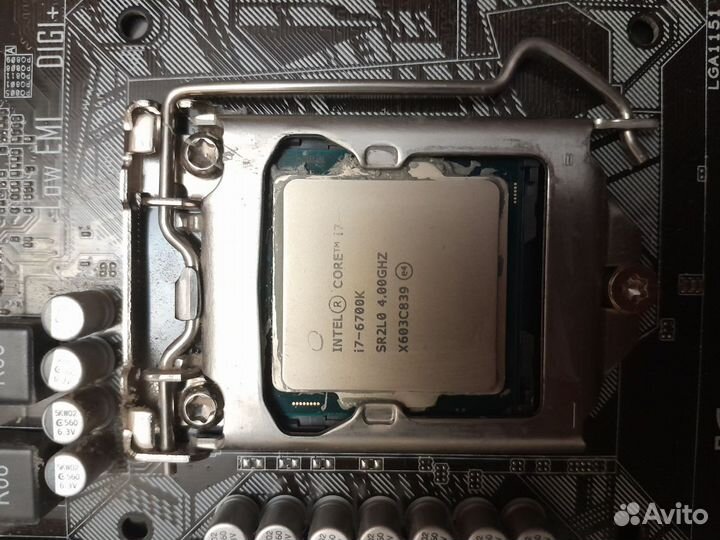 Мат.плата Asus H170 PRO + процессор intel i7-6700K