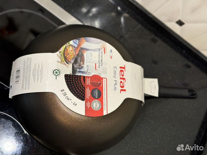 Tefal сковорода для вока новая