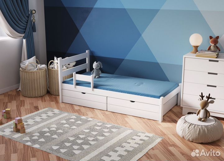 Подростковая кровать из сосны