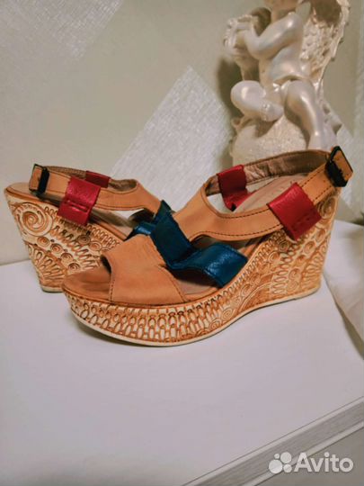 Босоножки женские 38 размер кожа