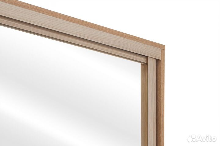 Шкаф-купе 182,5*58*240 2дв. сонома/зеркало профиль